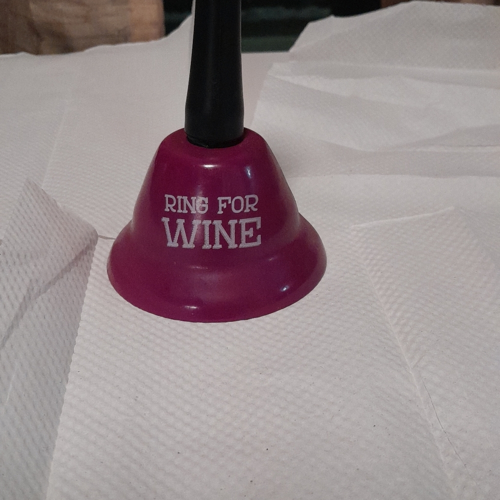 "Ring for Wine" Ringing Bell - Picture 2 of 2